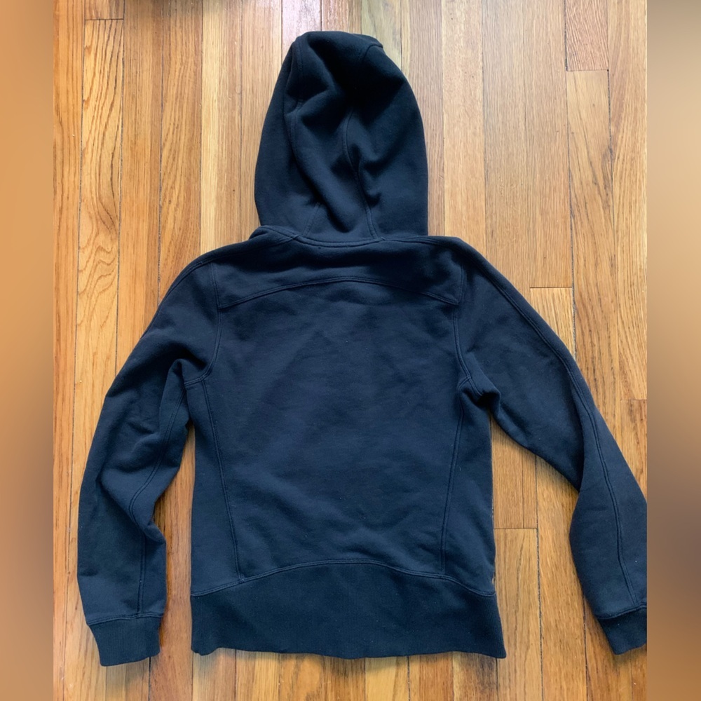Lululemon Cool & Collected Full Zip Black Athletic Hooded Jacket Size 4 - Picture 6 of 6
